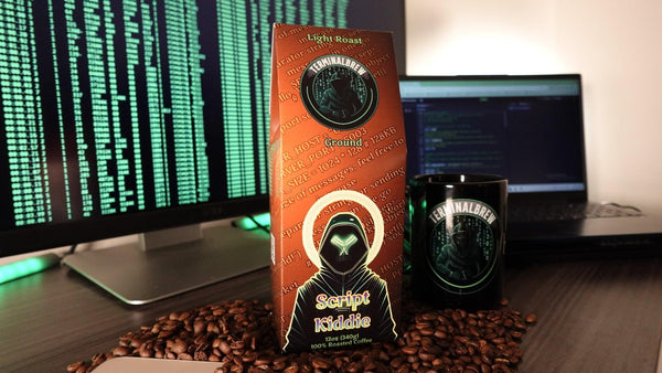 Cyber CoffeeScript Kiddie (Ground) Terminal Brew