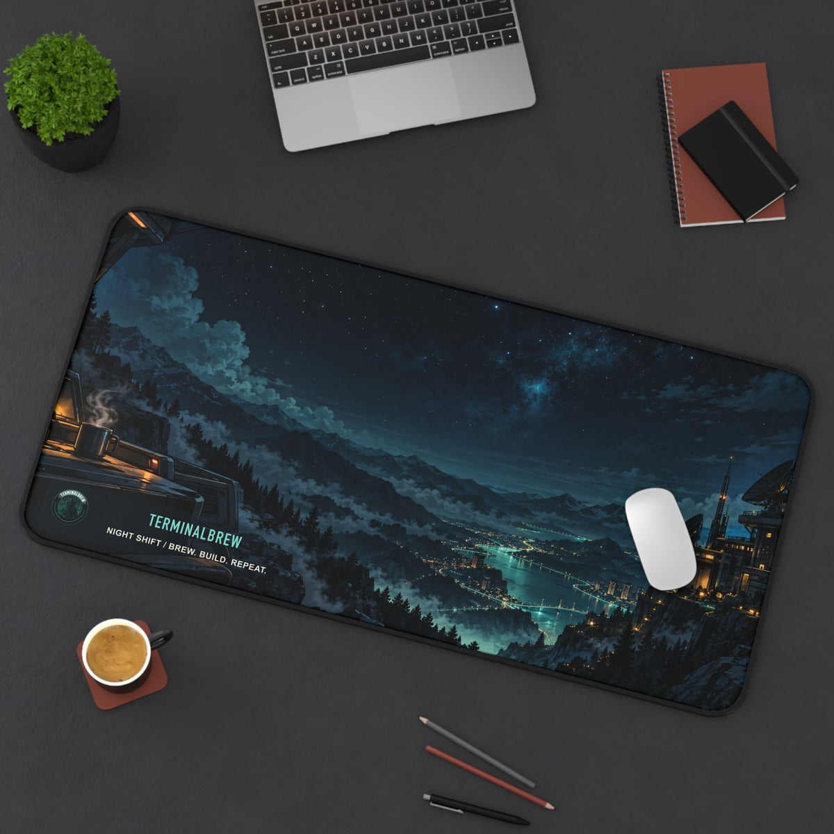 TerminalBrew Night Shift Desk Mat