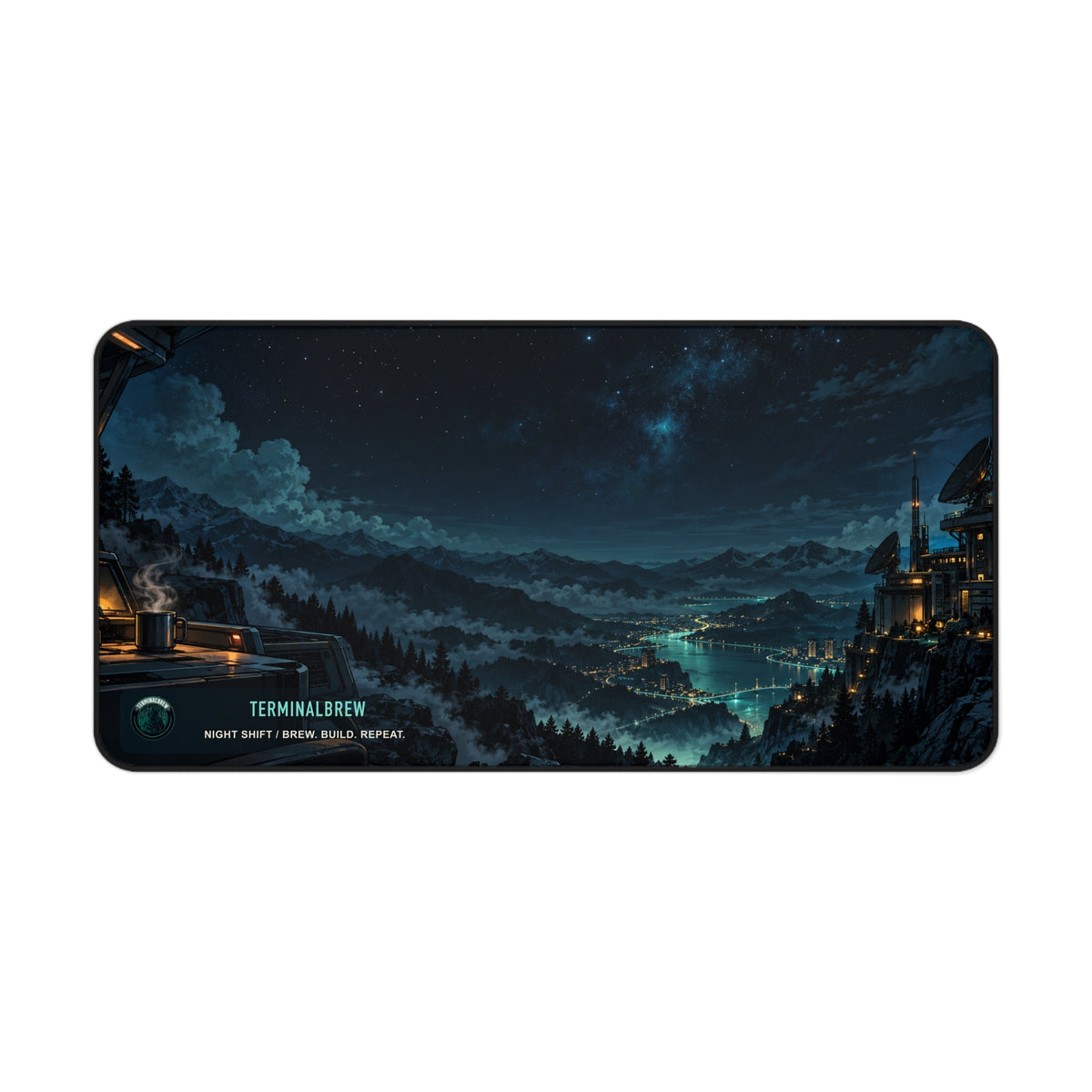 TerminalBrew Night Shift Desk Mat