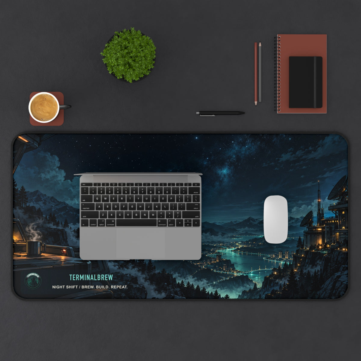 TerminalBrew Night Shift Desk Mat