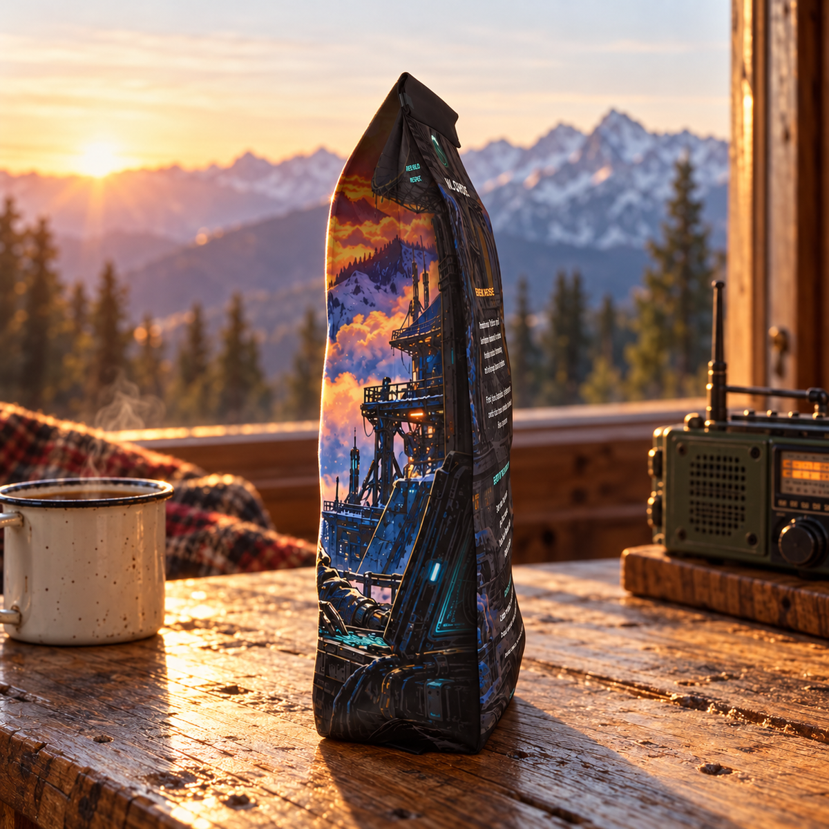 TerminalBrew Signal Ghost Roastar bag rear lifestyle render